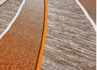 Мокетен килим ERIKA 8012 beige/orange елипса